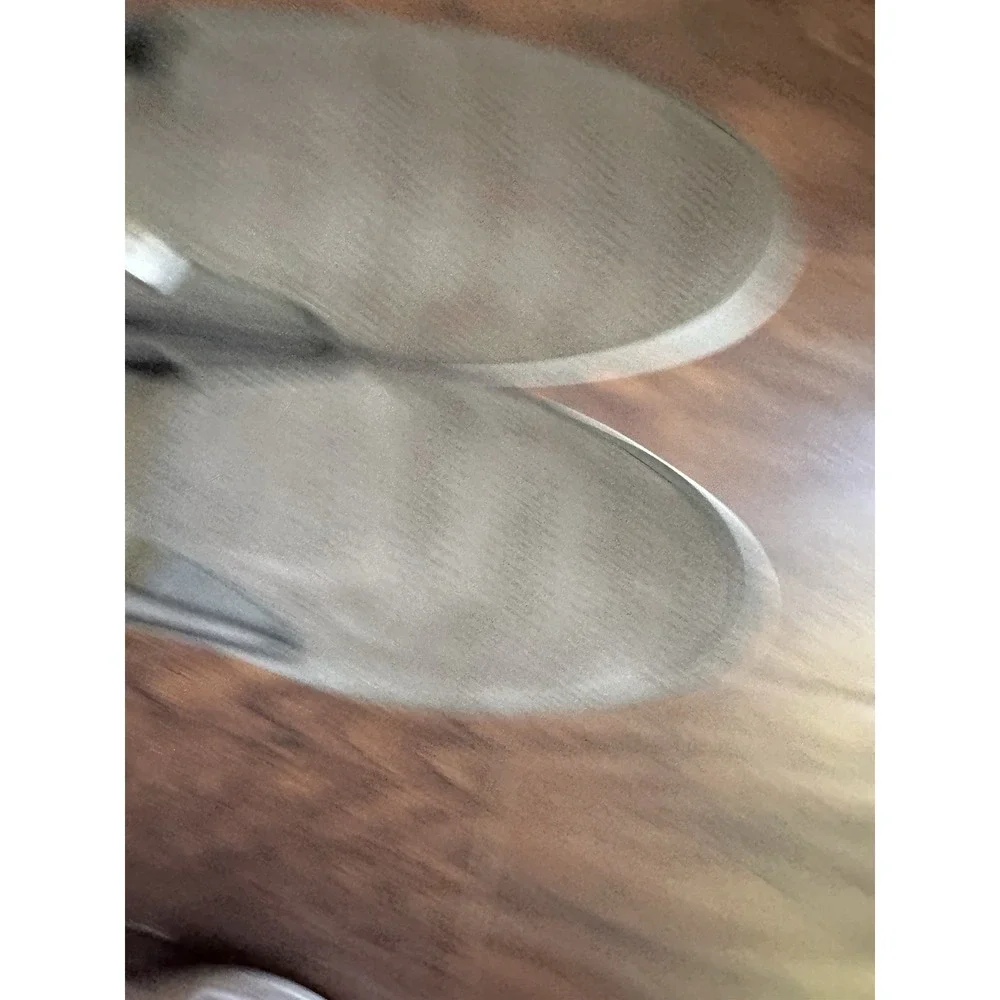 Sperry Womens Army Green Perforated Slip-On Shoes 9M Memory Foam Casual Comfort